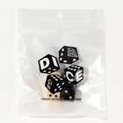 Кубики игральные Время игры, 2×2 см, набор 4 шт. - Фото 2