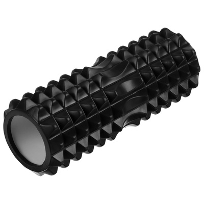 Ролик массажный Sangh, 33×13 см, черный