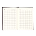 Ежедневник недатированный, формат А6+,116 листов в клетку, «Лайт», бордовый, тонированный срез 10710095