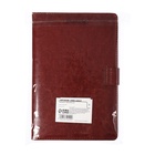 Ежедневник недатированный, формат А5, 140 листов, в клетку, обложка кожзам, с хлястиком, с калькулятором, коричневый - фото 61593744