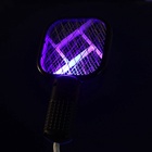 УЦЕНКА Портативная электрическая мухобойка Bl-S, LED подсветка, USB, чёрная - Фото 3