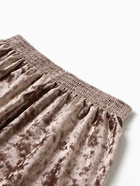 Пижама женская (футболка, шорты) KAFTAN Velvet, размер 44-46, кофейная - фото 30567029