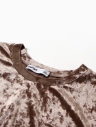 Пижама женская (футболка, шорты) KAFTAN Velvet, размер 44-46, кофейная - фото 27479671