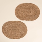 Салфетки сервировочные SL Home, 2 шт., камыш, 43×30 см - Фото 3