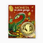 Монета новогодняя "На рост дохода", диам. 4 см 10295562 - фото 13900594