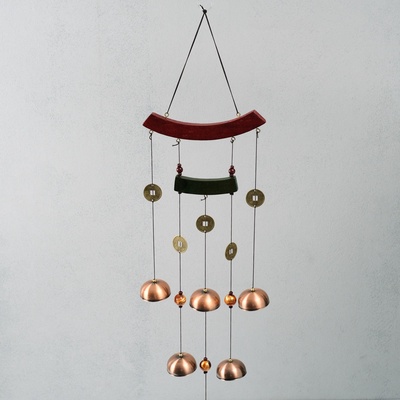 Музыка ветра «Дуги», металл, 6 колокольчиков, 80 см