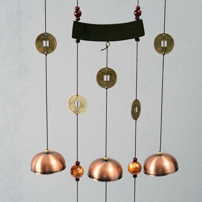 Музыка ветра «Дуги», металл, 6 колокольчиков, 80 см