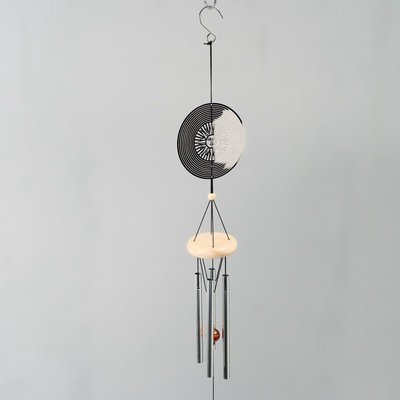 Музыка ветра «Солнце», металл, 4 трубки 68 см