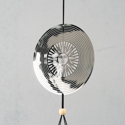 Музыка ветра «Солнце», металл, 4 трубки 68 см