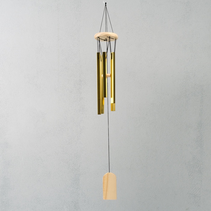 Музыка ветра «Квадратные трубы», металл, 5 трубок, 74 см