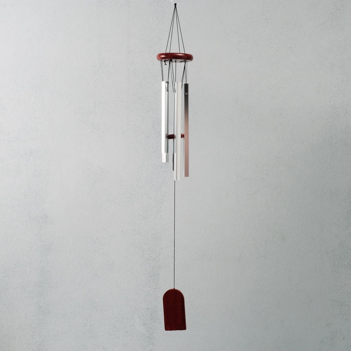 Музыка ветра «Квадратные трубы», металл, 5 трубок, 74 см