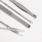 УЦЕНКА Набор маникюрный, 10 предметов, в футляре, красный - Фото 5