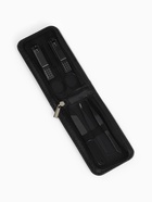 Набор маникюрный, 6 предметов, в футляре на молнии, чёрный - Фото 1