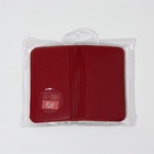 УЦЕНКА Набор маникюрный, 12 предметов, в футляре, красный, чёрный - Фото 5