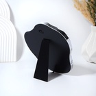 Зеркало настольное «Волны», декоративное, 20.5×21.5 см, (15×16 см), цвет серебряный - Фото 3