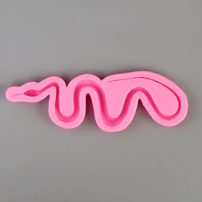 Молд силиконовый «Змейка» 20.5×6.5×1.1 см - Фото 1