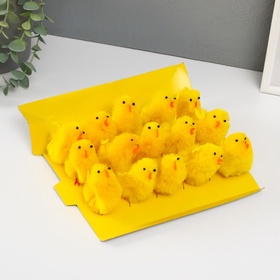 {{photo.Alt || photo.Description || 'УЦЕНКА Фигурка пасхальная «Цыпа пушистая», набор 15 шт., 7.5×5×5 см'}}