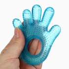 УЦЕНКА Прорезыватель охлаждающий с водой «Ладошка», голубой, Крошка Я - Фото 3