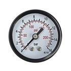 Манометр ZEIN, аксиальный, диаметр корпуса 50 мм, 16 бар, 1/4" - Фото 3