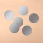 Зеркало настенное, круглое, акриловое, на клеевой основе, 6 шт., d=8 см - Фото 2