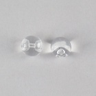 Набор пуговиц на полуножке «Шарики», d=10 мм, 10 шт., цвет прозрачный - Фото 2