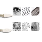 Набор мастихинов для растирки 2 штуки, с дополнительными насадками, ластиками, 10 штук - Фото 6