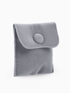 Конверт для украшений бархатный, 7×7 см, фасовка 10 шт., тёмно-серый - Фото 3