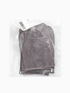 Конверт для украшений бархатный, 7?7 см, фасовка 10 шт., тёмно-серый (комплект 10 шт) - фото 68152206