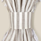 Комплект штор для кухни SL HOME Strict line 140×180 см-2 шт., подхваты 2 шт., лён 100% - Фото 5