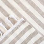 Комплект штор для кухни SL HOME Strict line 140×180 см-2 шт., подхваты 2 шт., лён 100% - Фото 4