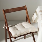 Подушка на стул SL HOME Direction, 42×42 см, белая - Фото 1