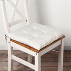 Подушка на стул SL HOME Direction, 42×42 см, белая - Фото 4