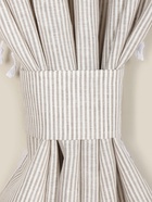 Комплект штор для кухни SL HOME Direction 140×180 см-2 шт., подхваты 2 шт., лён 100% - Фото 4