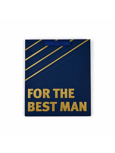 Пакет ламинированный For the best man, ML 23×27×11.5 см