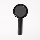 Зеркало с ручкой, складное, двустороннее, с увеличением х2, 8.3×10×1.3 см, (d=6.4 см), чёрное - Фото 7