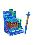 Стираемая ручка Yalong «Дино», гелевая, автоматическая, синий стержень, узел 0.5 мм, МИКС - Фото 3