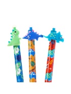 Стираемая ручка Yalong «Дино», гелевая, автоматическая, синий стержень, узел 0.5 мм, МИКС - Фото 8