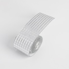 Зеркальная мозаика клеевая, 0.5×0.5 см, 8 рядов 4 см, 1±0.1 м, серебряное стекло - Фото 3