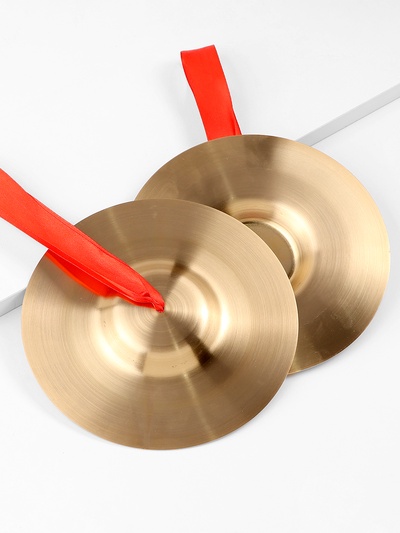 Музыкальные тарелки ручные Music Life, 18 см, набор 2 шт.