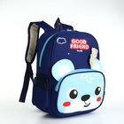 Рюкзак детский «Выбражулька», на молнии, размер 24.5×11×32 см, синий - Фото 5