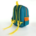 Рюкзак детский «Выбражулька», на молнии, размер 24.5×11×32 см, зелёный - Фото 6