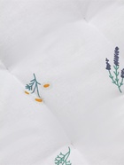 Подушка на стул «Этель. Полевые цветочки», 42×42×7 см, белая - Фото 5