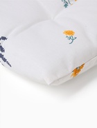 Подушка на стул «Этель. Полевые цветочки», 42×42×7 см, белая - Фото 6