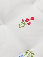 Подушка на стул «Этель. Цветочек», 42×42×7 см, белая - Фото 5