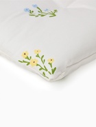 Подушка на стул «Этель. Цветочек», 42×42×7 см, белая - Фото 6