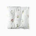 Подушка на стул «Этель. Цветочек», 42×42×7 см, белая - Фото 9