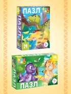 Пазлы большой набор 10в1, 24 детали в каждом пазле - Фото 8