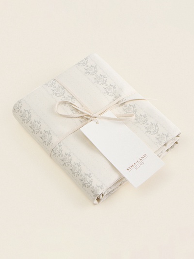 Комплект наволочек SL Home Floral pattern, 70×70+3 см, 2 шт., сатин, хлопок 100%