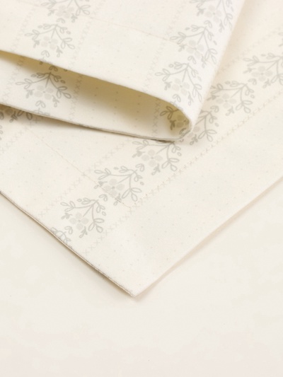 Комплект наволочек SL Home Floral pattern, 70×70+3 см, 2 шт., сатин, хлопок 100%