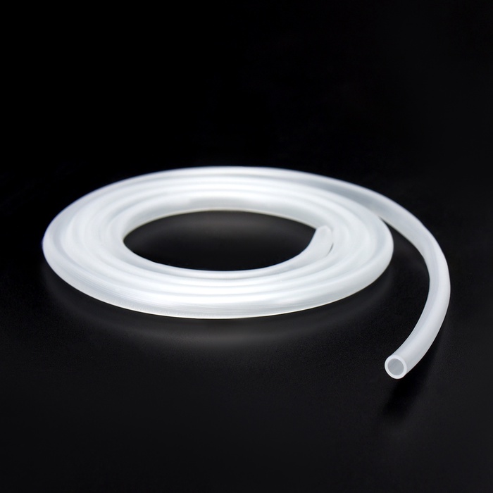 Трубка-шланг для компрессора силиконовая, Ø 4 мм, 1 м, матовая - Фото 1